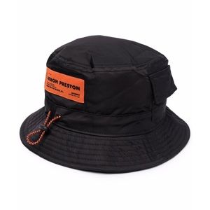Heron Preston logo embroidered bucket hat NWT